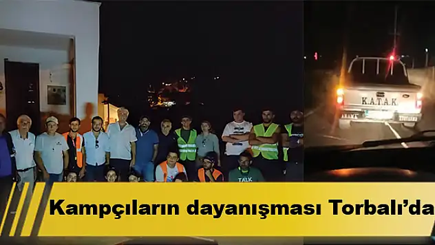 Kampçıların dayanışması Torbalı'da