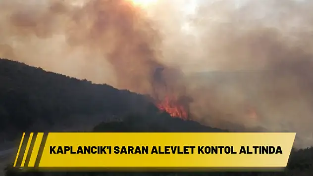 kaplancık’ı saran alevlet kontol altında