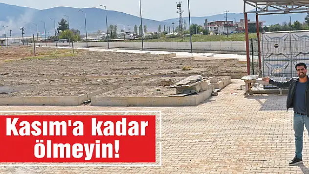 Kasım’a kadar ölmeyin!
