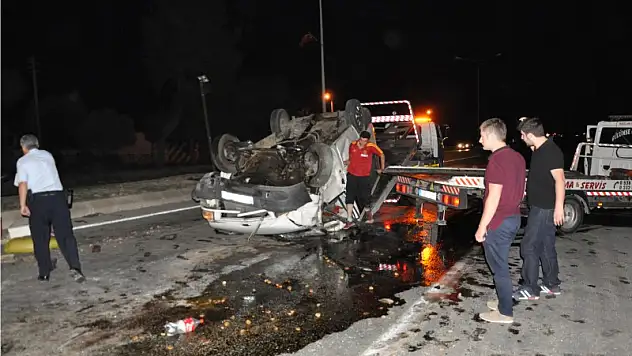 Kavşakta çarpıştılar