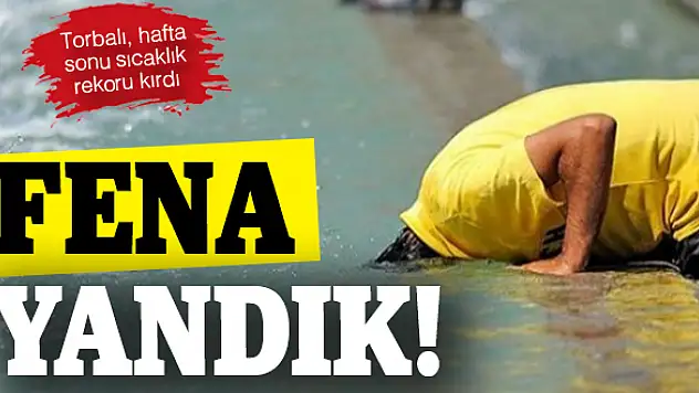 Kavurucu sıcaklık bunalttı