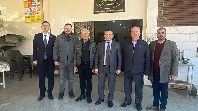 KAYMAKAM ERDOĞAN'DAN BİRGİ'DE ZEYTİNYAĞI FABRİKASINA ZİYARET