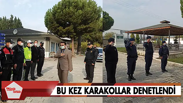 Bu kez karakollar denetlendi
