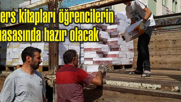 Kitaplar gelmeye başladı