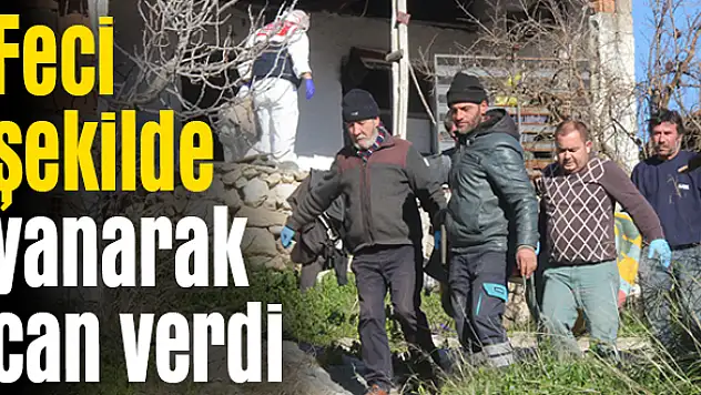 Kolonya ve sigara içerken bir anda alev aldı