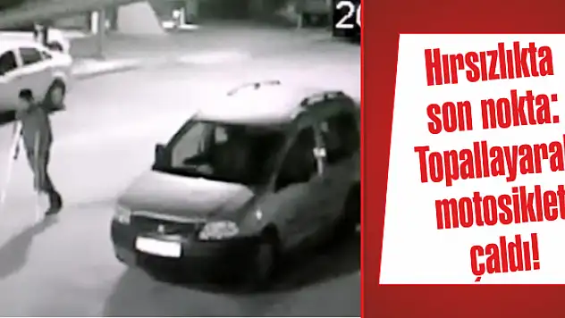 Koltuk değnekli hırsız şok etti!