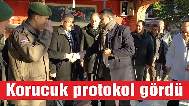 Korucuk protokol gördü