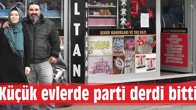 Küçük evlerde parti derdi bitti