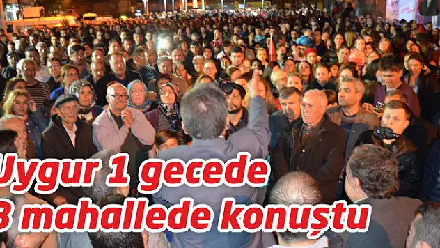 Kuşçuburun'da konuştu