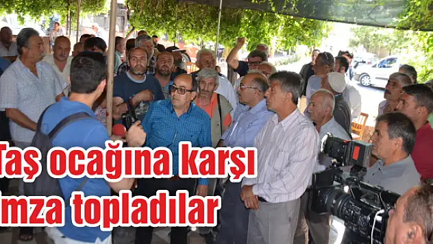 Mahalle sakinleri madeni istemiyor