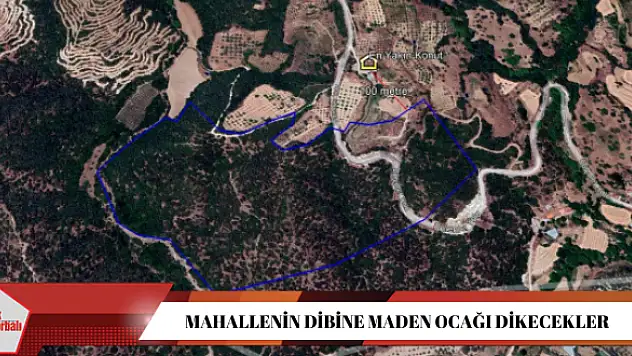 Mahallenin dibine maden ocağı dikecekler