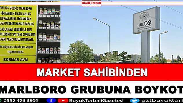 Market sahibinden Marlboro grubuna boykot