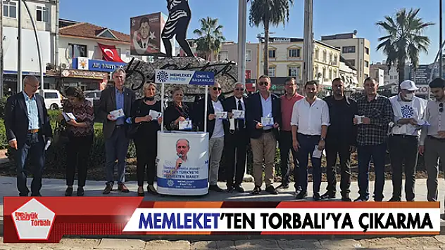 Memleket'ten Torbalı'ya çıkarma