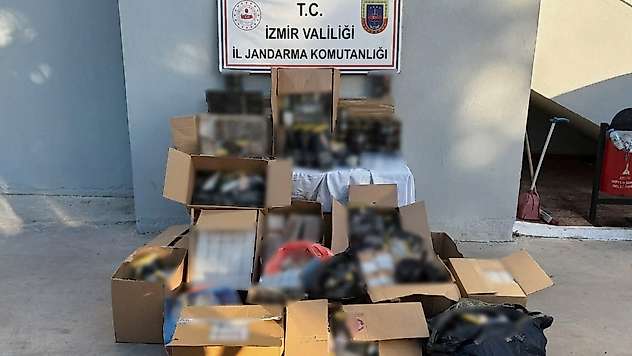 Menderes'te kaçak tütün operasyonu