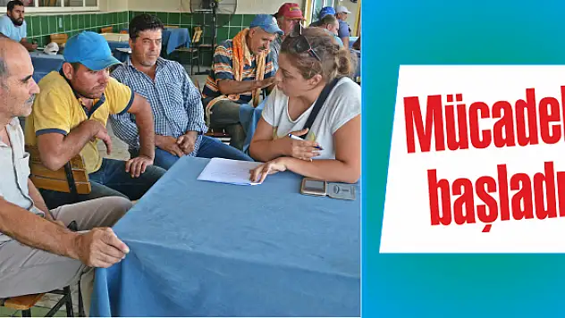 Mücadele başladı!