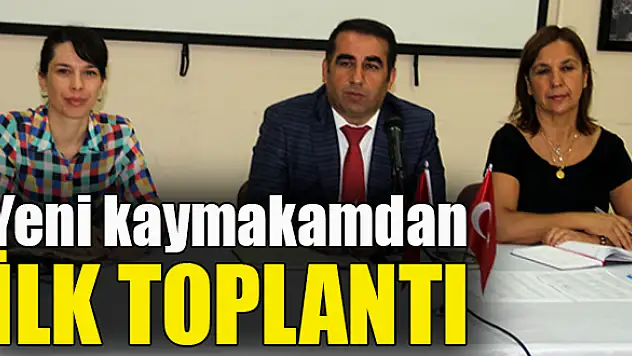 Muhtarlar ile tanıştı