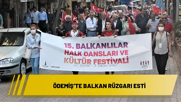 Ödemiş'te balkan rüzgarı esti