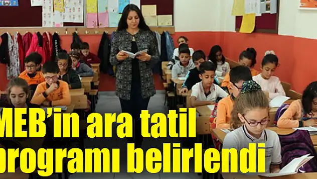 Öğrencileri birçok aktivite bekliyor