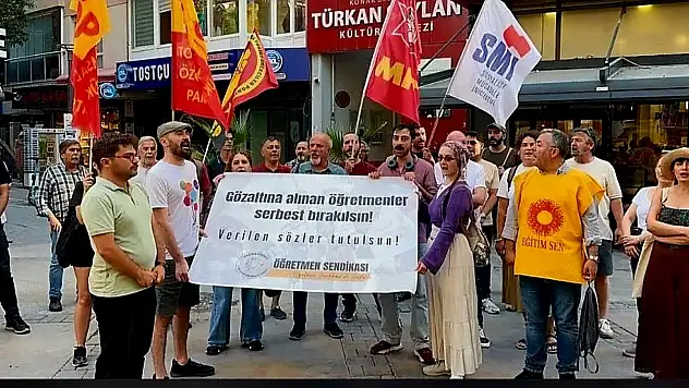 Öğretmen Sendikası İzmir Şubesi'nden gözaltılara tepki