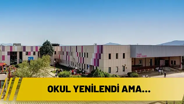 Okul yenilendi ama…