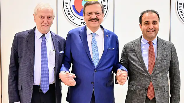 Olgun'dan TOBB Genel Kurulu'nda önemli görüşmeler