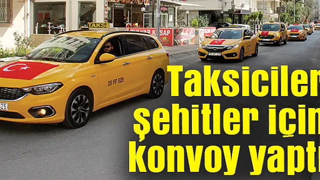 Onlarca araç katıldı