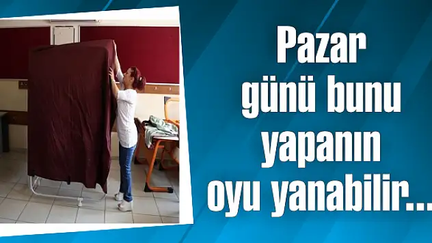 Oy verme işlemi bitti