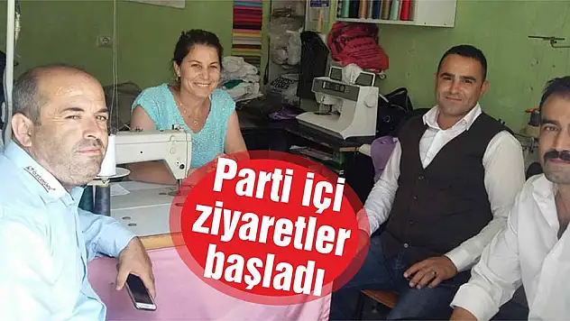 Parti içi ziyaretler başladı