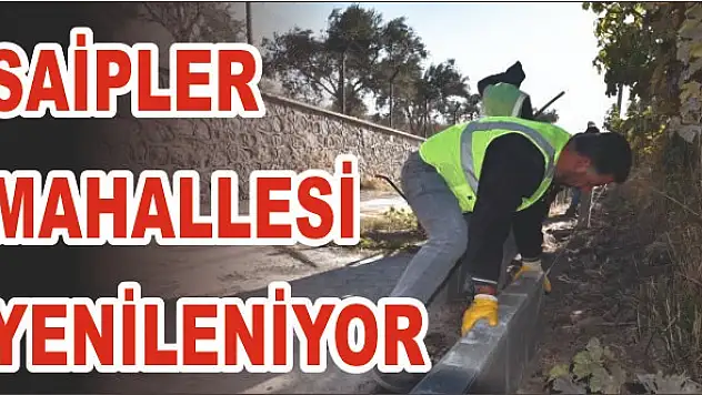 SAİPLER MAHALLESİ YENİLENİYOR