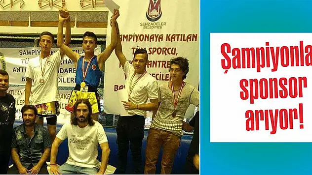 Şampiyonlar sponsor arıyor!