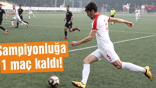 Şampiyonluğa 1 maç kaldı!