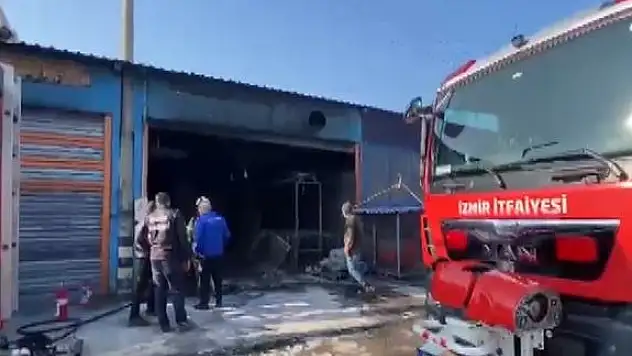 Sanayide alevler yükseldi