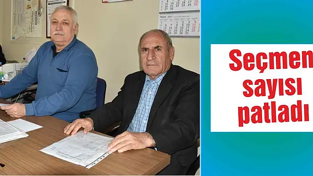 Seçmen sayısı patladı