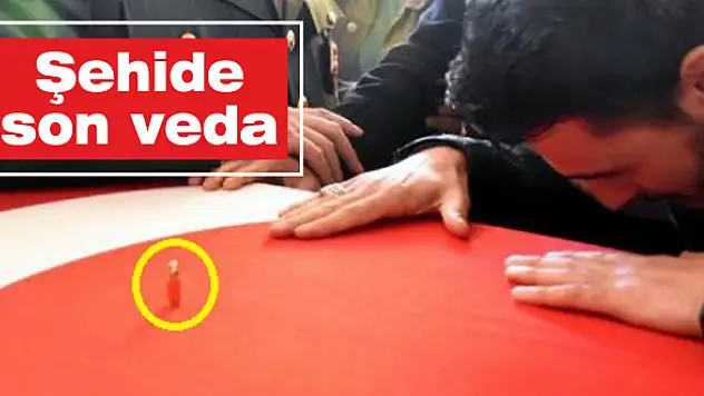 Şehide son veda: Silah arkadaşlarından yemin kurşunu