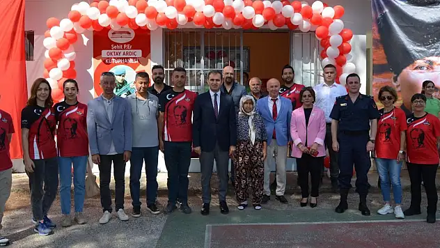 Şehidimizin adı kütüphanede yaşayacak