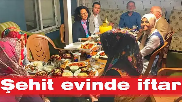 Şehit evinde iftar