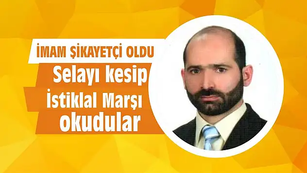 Selayı kesip İstiklal Marşı okudular