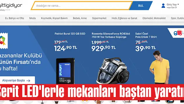 Şerit LED'lerle mekanları baştan yaratın