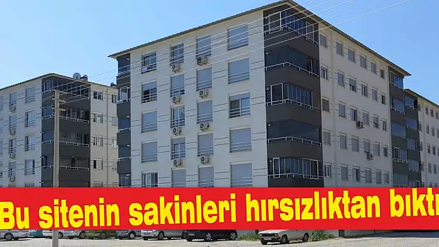 Bu sitenin sakinleri hırsızlıktan bıktı