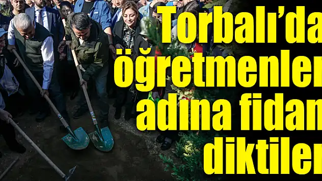 Tarım ve Orman Bakanı Pakdemirli ile Binali Yıldırım, Ayrancılar’da fidan dikti