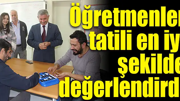 Tatili en iyi şekilde değerlendirdiler