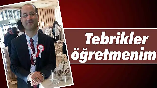 Tebrikler öğretmenim!