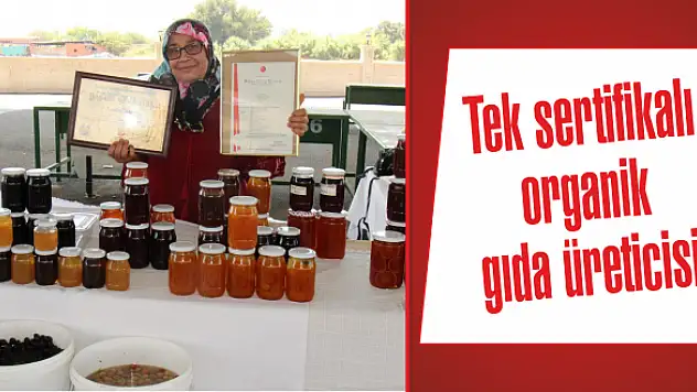 Tek sertifikalı organik gıda üreticisi