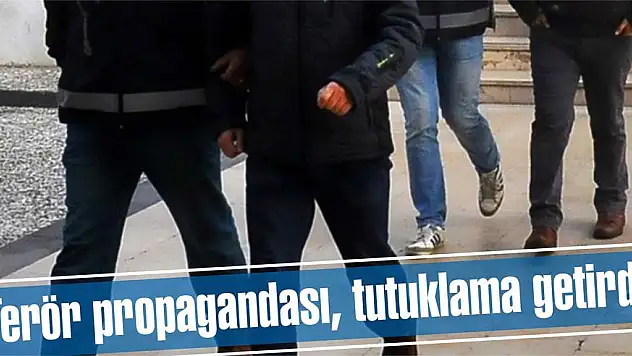Terör propagandası, tutuklama getirdi