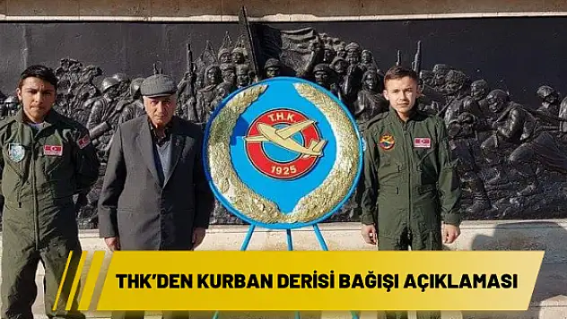 THK'den kurban derisi bağışı açıklaması