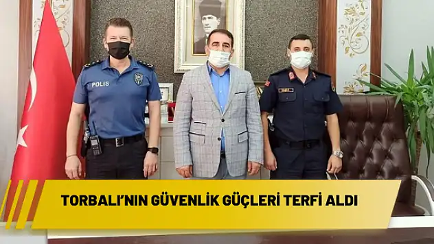 Torbalı'nın güvenlik güçleri terfi aldı