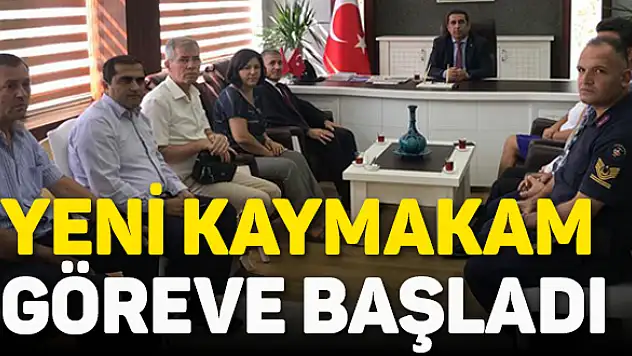 Torbalı’nın yeni kaymakamından ilk toplantı