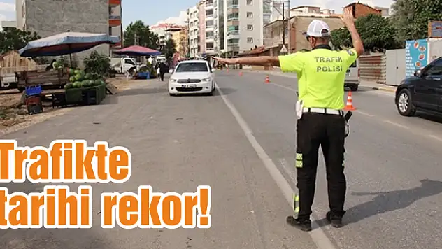 Trafikte tarihi rekor!