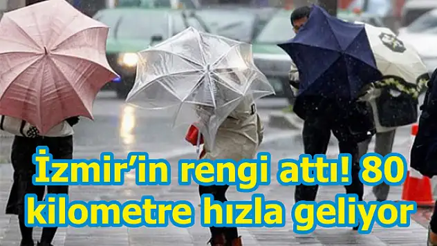 TÜM İZMİR’E FIRTINA UYARISI YAPILDI