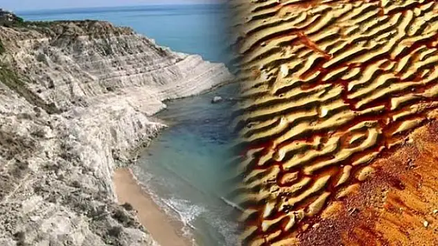 ‘Türk Merdivenleri’ kırmızıya boyandı!